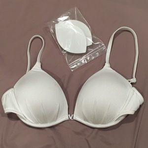 White Venus Bikini Push-Up Top